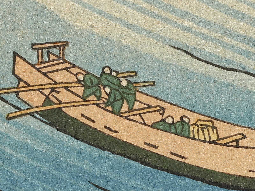 Choshi in Shimosa Province from the series Oceans of Wisdom by Katsushika Hokusai, (Small print size) / BJ336-630