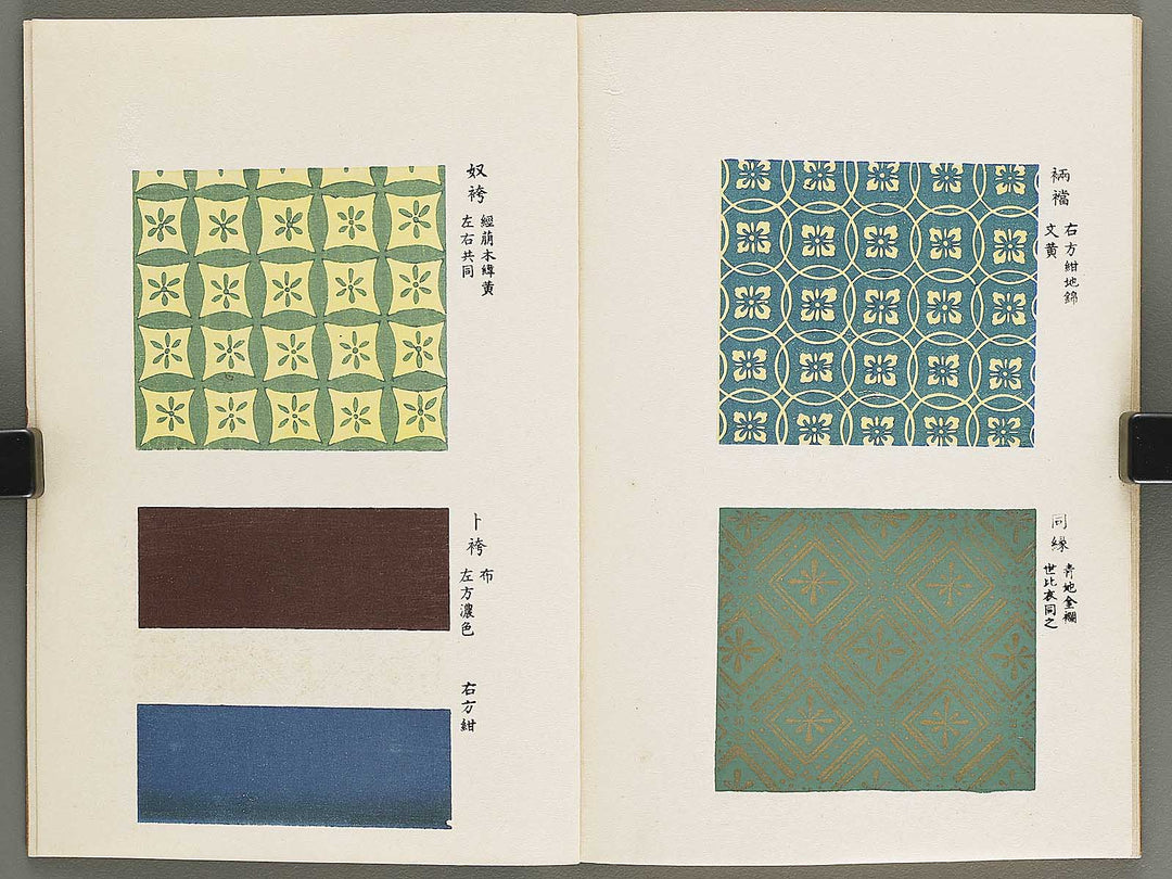 Kojitsu sosho shokumon zue Nishiki orimono by Honma Hyakuri / BJ339-934