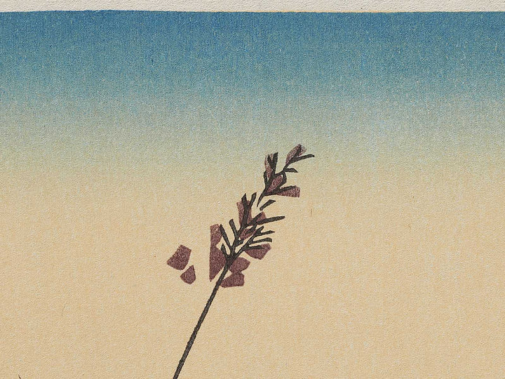 Egret in Iris and Grasses by Utagawa Hiroshige, (Large print size) / BJ324-765