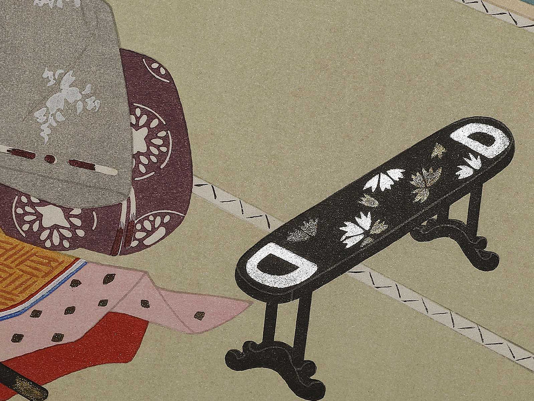 MAKIBASHIRA from the series The Tale of Genji by Ebina Masao, (Medium print size) / BJ329-014