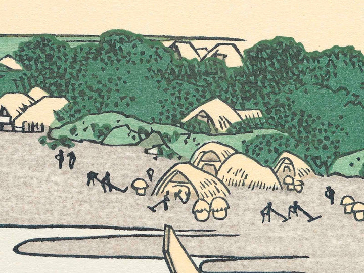 Simplified View of Tagonoura Beach at Ejiri on the Tokaido Road from the series Thirty-six Views of Mount Fuji by Katsushika Hokusai, (Medium print size) / BJ283-668