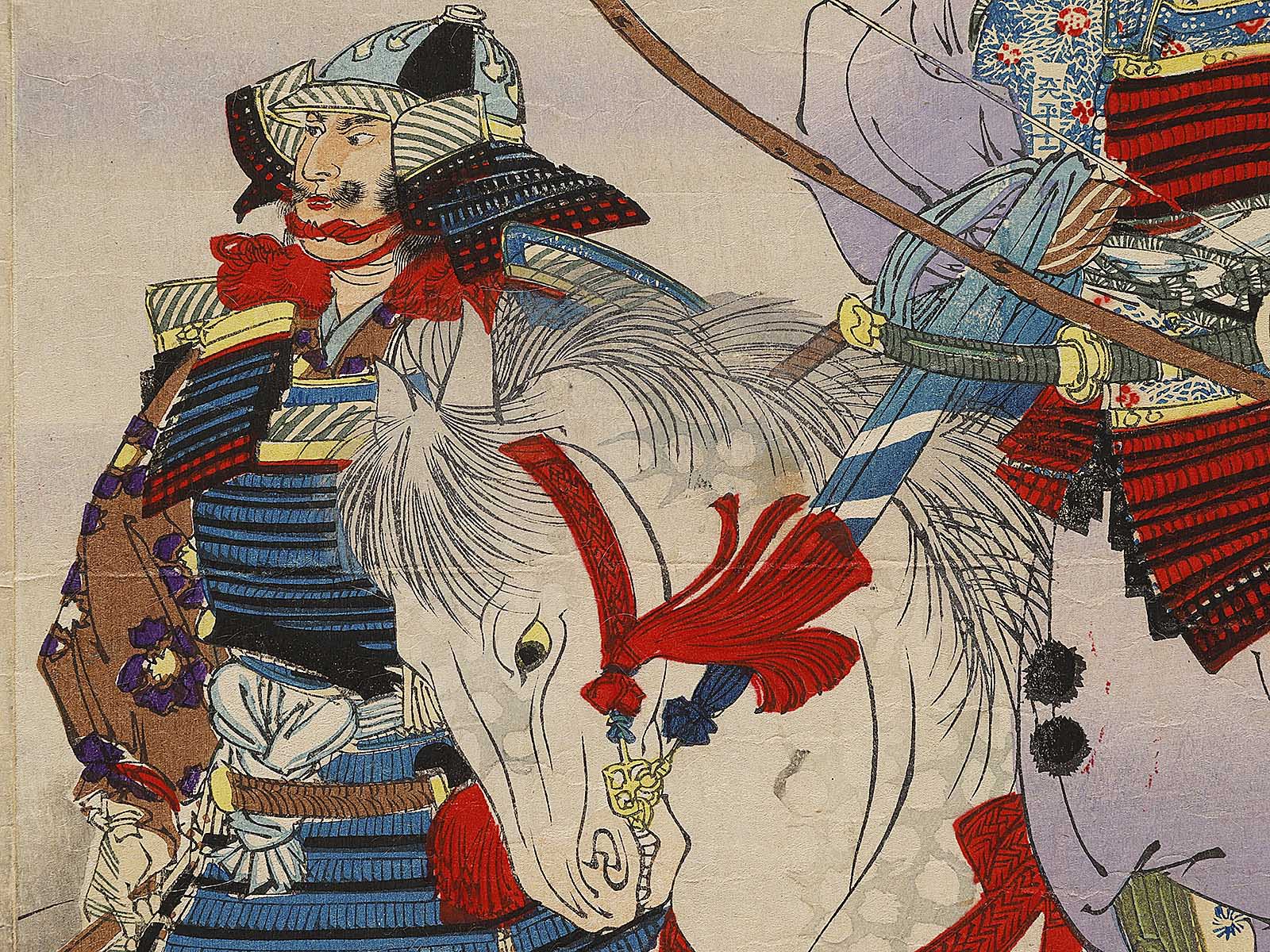 【2025正規激安】 Yoshiie no Minamoto kogun rekishi Kyokun series the from sen 絵画