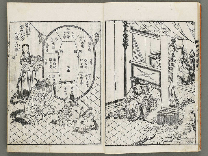 Shaka goichidaiki zue Volume 2 by Katsushika Hokusai / BJ320-320