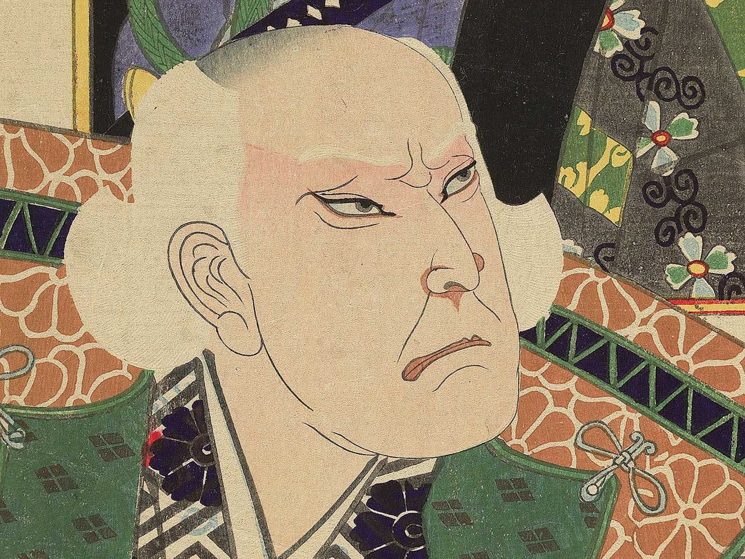 Oishi Kuranosuke chizetsu wo motte chuko jingi no jori wo kaishi Bicchu Matsuyama no shiro wo uketoru no zu by Morikawa Chikashige / BJ347-438