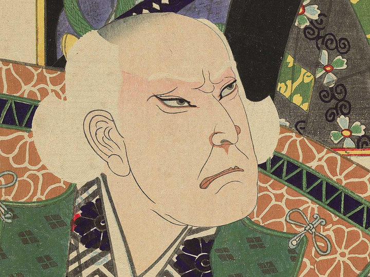 Oishi Kuranosuke chizetsu wo motte chuko jingi no jori wo kaishi Bicchu Matsuyama no shiro wo uketoru no zu by Morikawa Chikashige / BJ347-438
