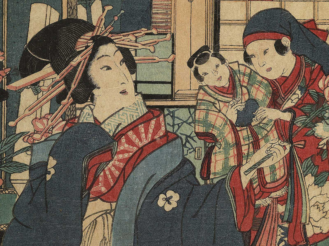 Kannazuki from the series Kagai junikagetsu no uchi by Utagawa Kunisada II / BJ344-288