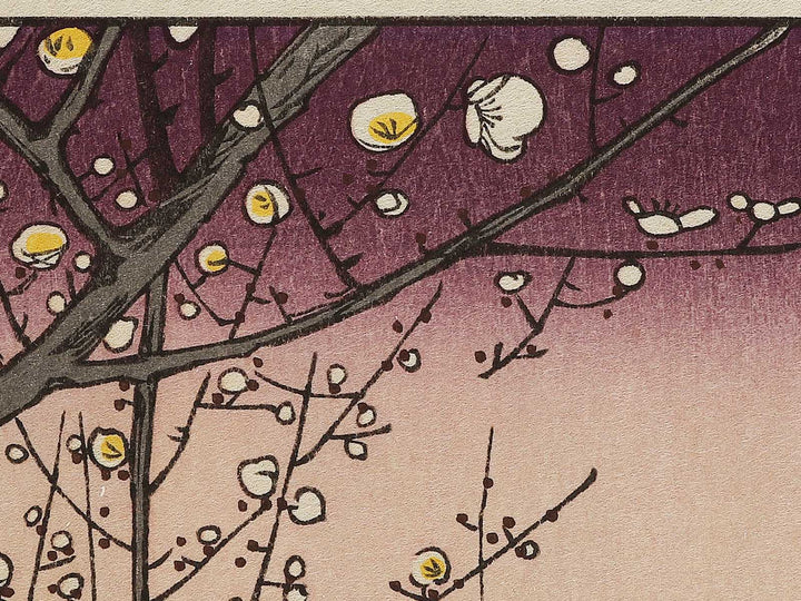 Plum Garden, Kamata from the series One Hundred Famous Views of Edo by Utagawa Hiroshige, (Large print size) / BJ328-356
