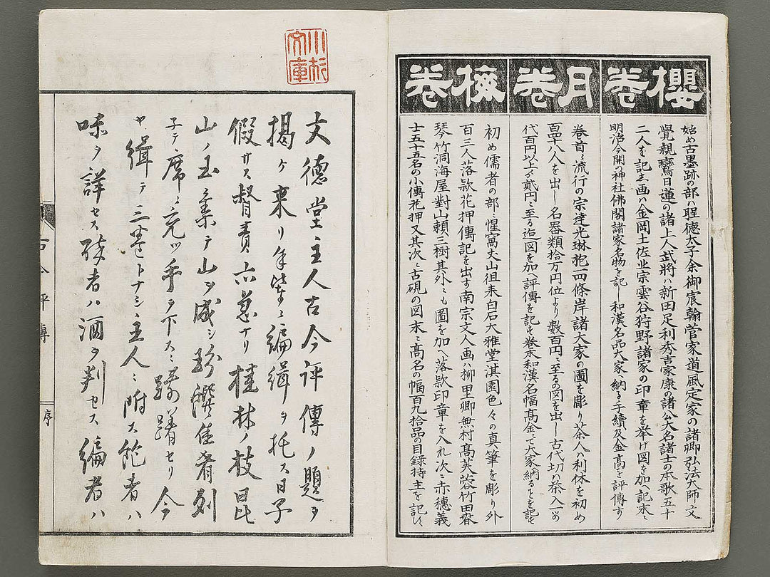 Shoga meiki kokon hyoden (Sakura no maki) / BJ325-402