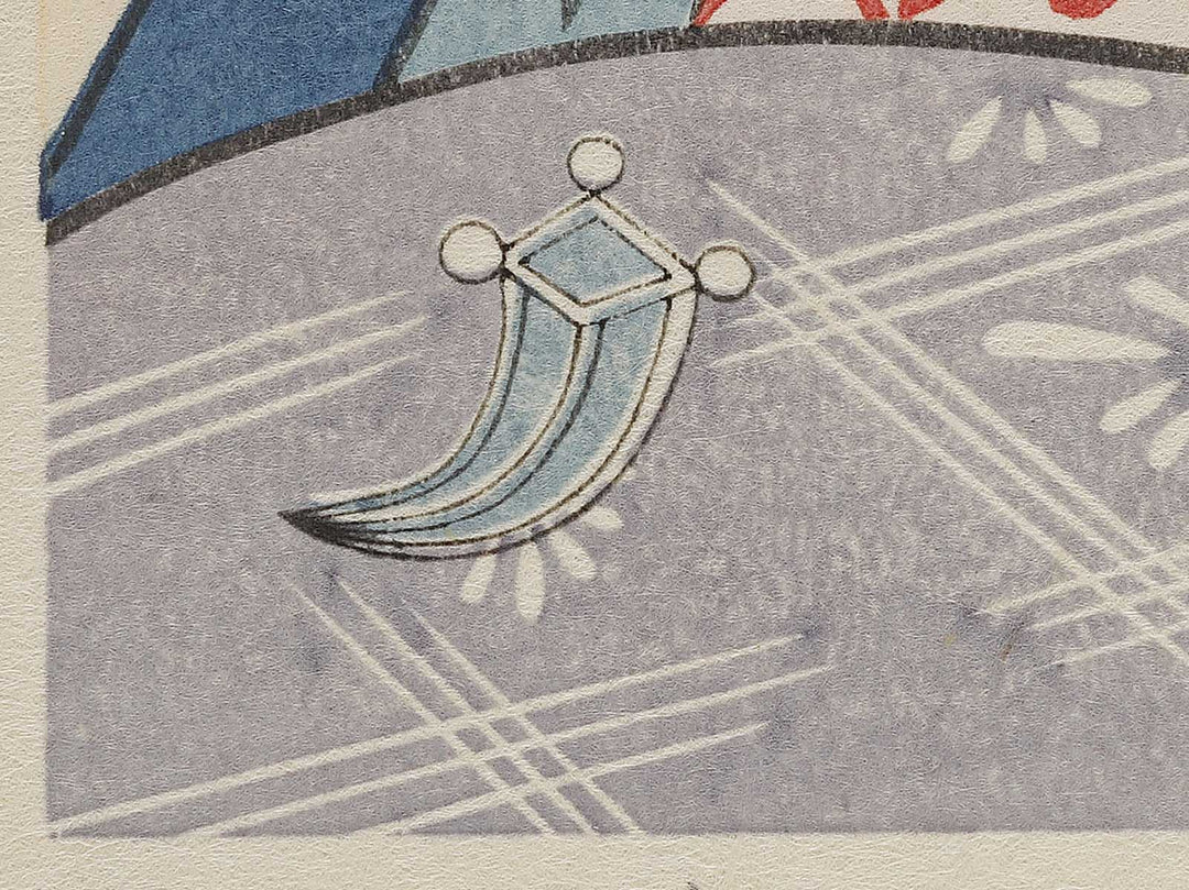 Ogiya nai Takigawa by Chobunsai Eishi, (Large print size) / BJ318-969