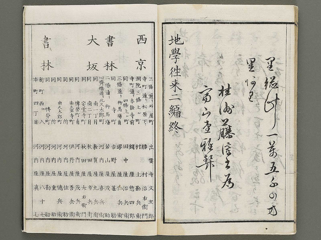 Soga Chigaku orai (yoroppashu no bu, ge) by Hashimoto Gyokuransai / BJ330-715