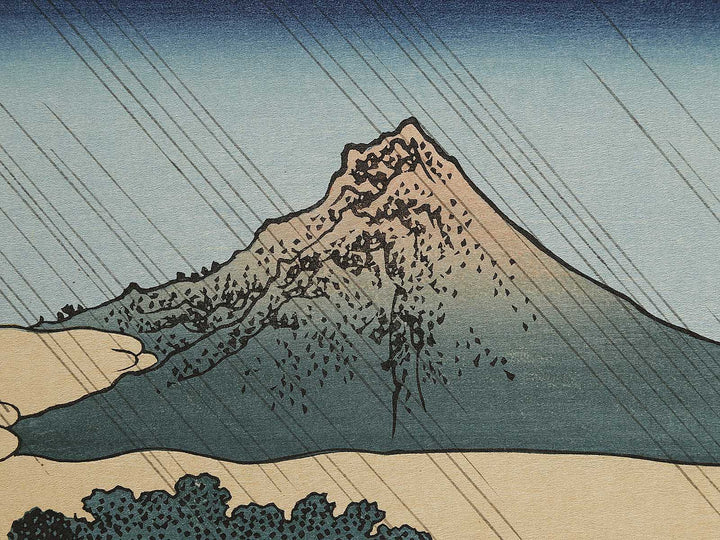 Suo no kuni kintai bashi from the series Shokoku meisho kiran by Katsushika Hokusai, (Large print size) / BJ337-435