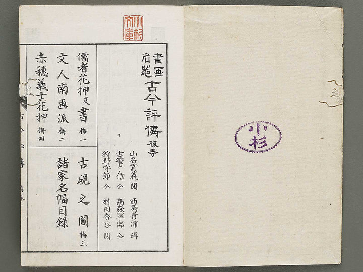 Shoga meiki Kokon hyoden (Ume no maki) / BJ325-416