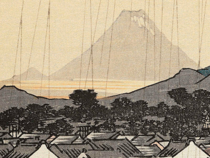 nihonbashi no hakuu from the series Toto meisho by Utagawa Hiroshige, (Large print size) / BJ342-664