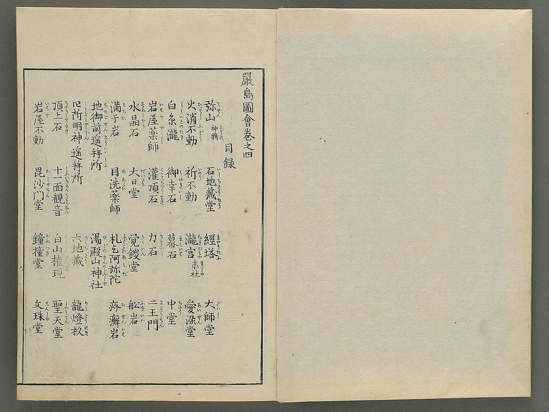 Itsukushima zue Volume 4 by Yamano Shunbosai / BJ345-226