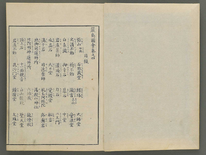 Itsukushima zue Volume 4 by Yamano Shunbosai / BJ345-226