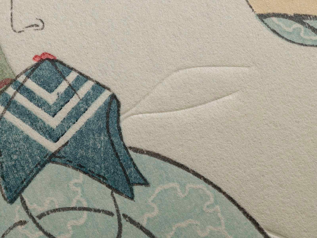 Hour of the Horse (around noon) from the series Daughter Sundial by Kitagawa Utamaro, (Medium print size) / BJ221-515