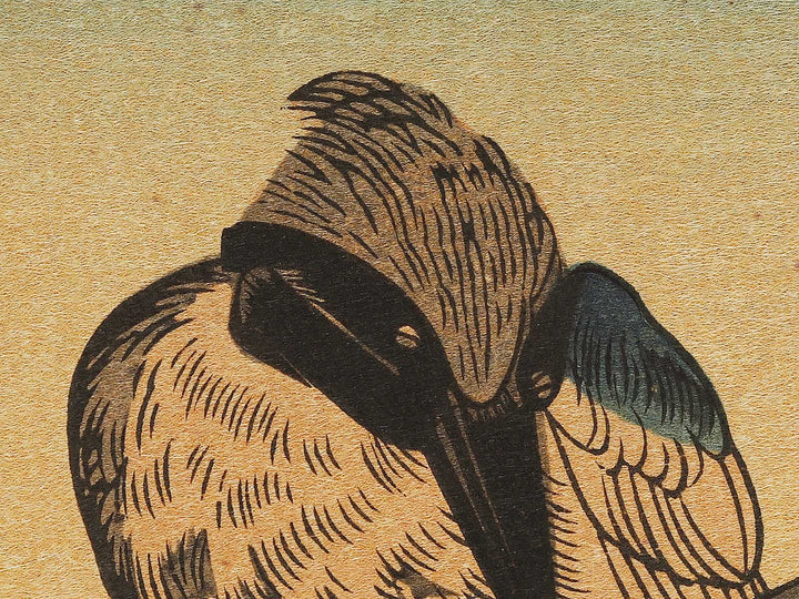 Duck and Kingfisher from the series Momotidori kyoka awase by Kitagawa Utamaro, (Large print size) / BJ328-349