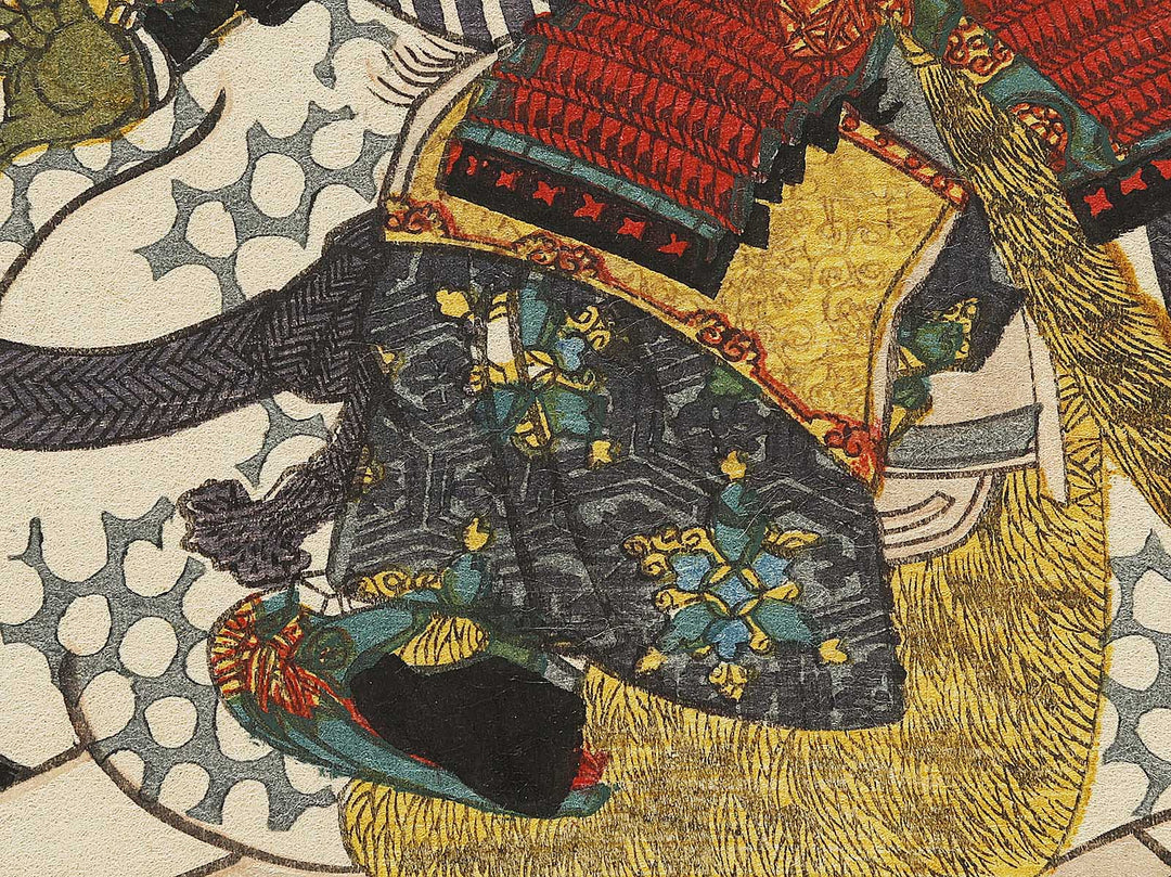 Minamoto no Yoshinaka (Kiso Yoshinaka) by Utagawa Yoshikazu / BJ337-316