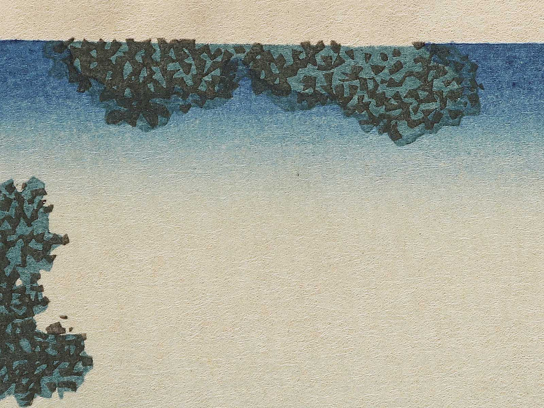 Fly-fishing from the series Oceans of Wisdom by Katsushika Hokusai, (Small print size) / BJ336-651