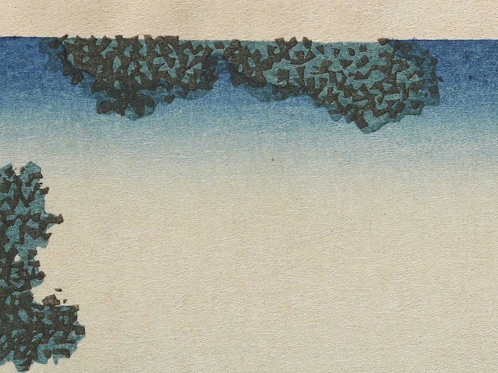 Fly-fishing from the series Oceans of Wisdom by Katsushika Hokusai, (Small print size) / BJ336-651