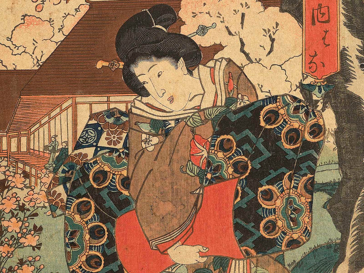 Setsugetsuka no uchi hana by Utagawa Kunisada(Toyokuni III) / BJ355-425