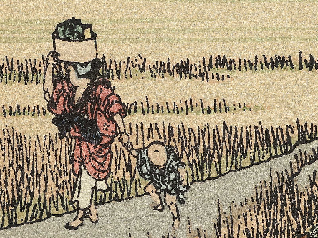 Hosaku no fuji from the series One Hundred Views of Mount Fuji by Katsushika Hokusai, (Medium print size) / BJ319-459