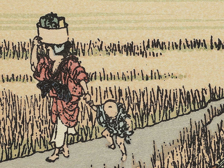 Hosaku no fuji from the series One Hundred Views of Mount Fuji by Katsushika Hokusai, (Medium print size) / BJ319-459