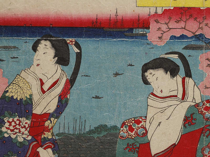 Shibakoenchi Maruyama goyuran no zu by Hachisuka Kuniaki / BJ340-991