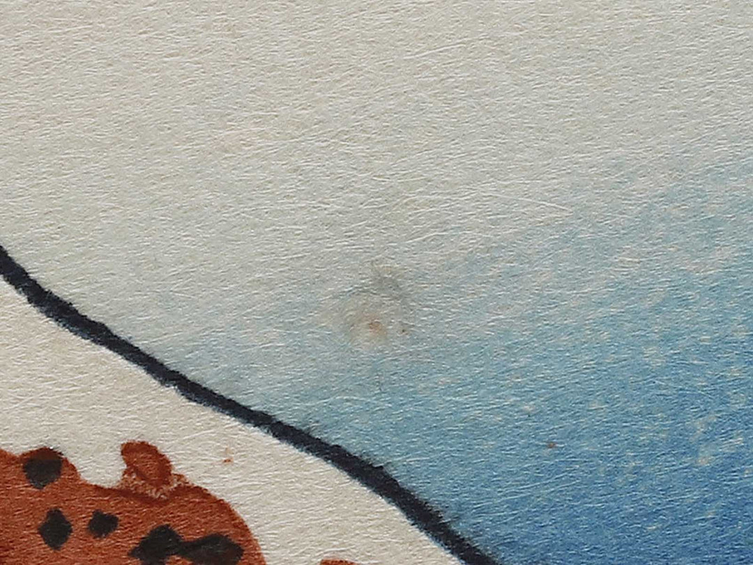 Rainstorm Beneath the Summit from the series Thirty-six Views of Mount Fuji by Katsushika Hokusai, (Large print size) / BJ321-993