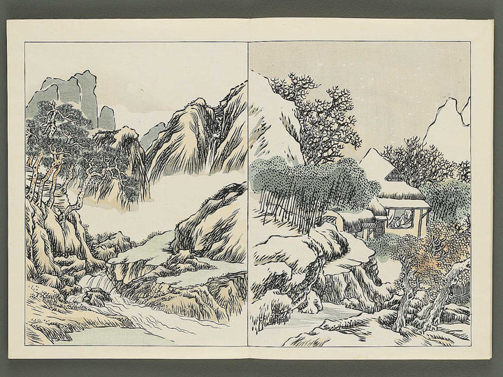 Nihon meiga kagami (Tokugawa jidai bu) by Yosa buson / BJ345-534