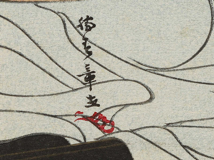 Shobai no fujin by Katsukawa Shunsho, (Medium print size) / BJ294-931