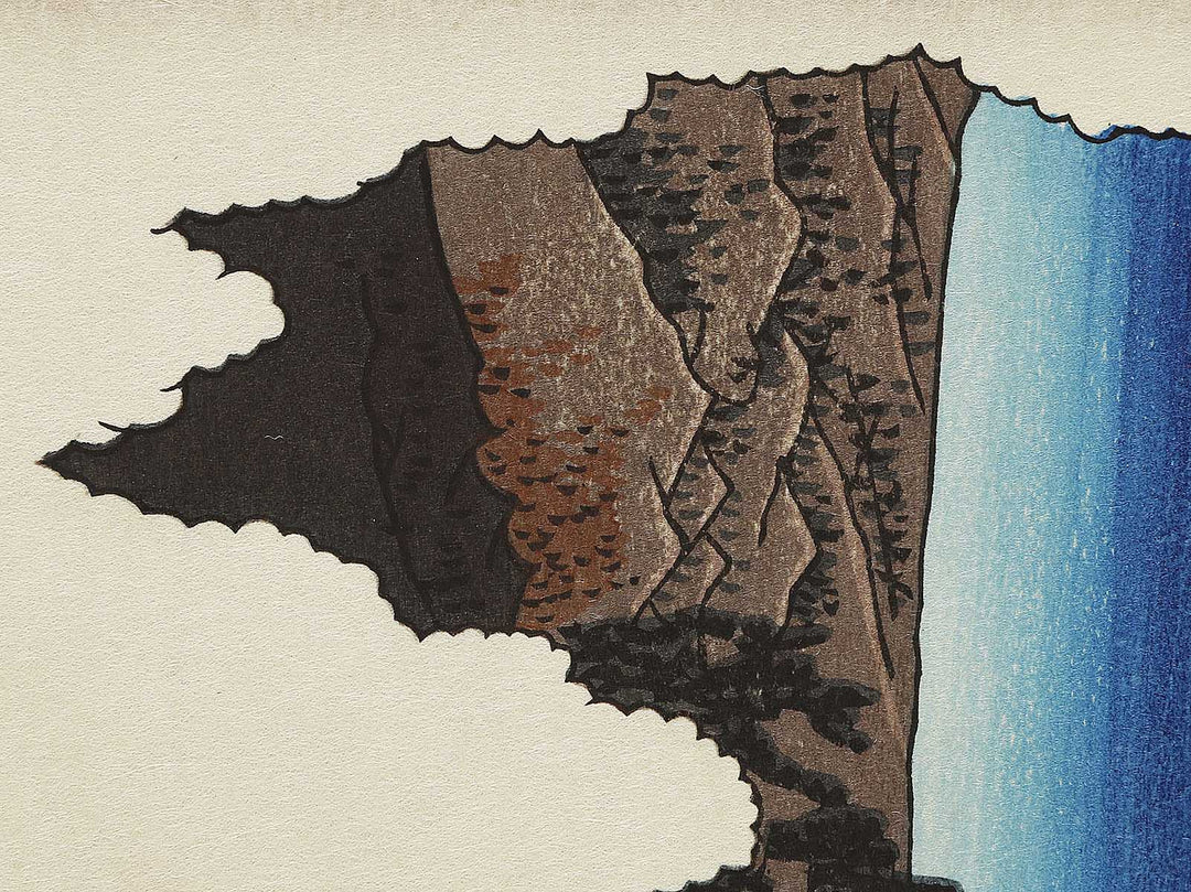 Yoro Waterfall  from the series Famous Views of the Sixty-odd Provinces by Utagawa Hiroshige, (Large print size) / BJ334-019
