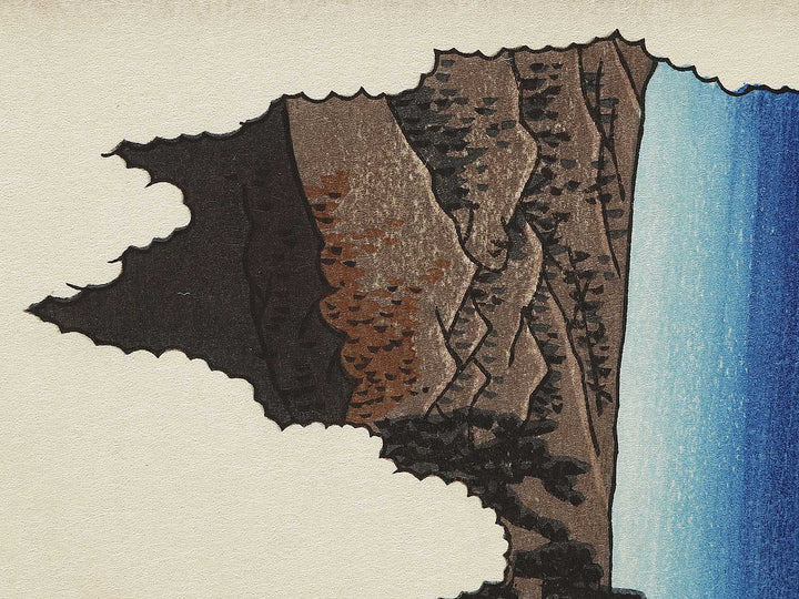 Yoro Waterfall  from the series Famous Views of the Sixty-odd Provinces by Utagawa Hiroshige, (Large print size) / BJ334-019