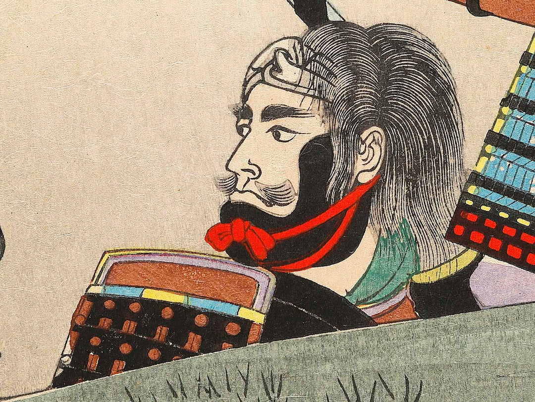 Kusunoki Masashige from the series Nihon rekishi kyokunga by Yoshu Chikanobu / BJ321-034