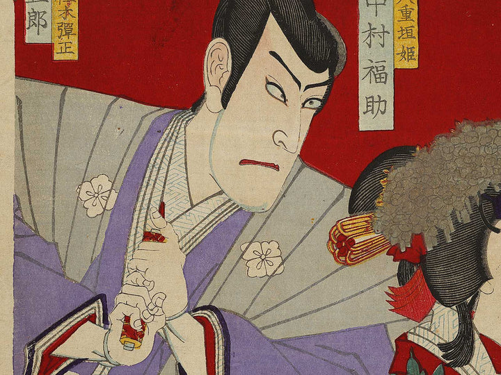 Ataru hanagata goshiki sakiwake by Toyohara Kunichika / BJ336-112