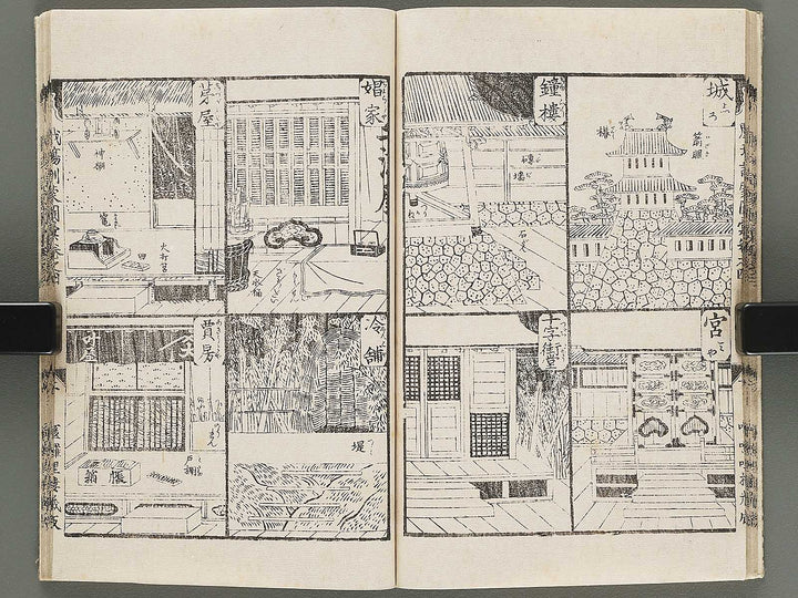Shibai kinmo zui Volume 3-5 by Katsukawa Shunei / BJ304-087