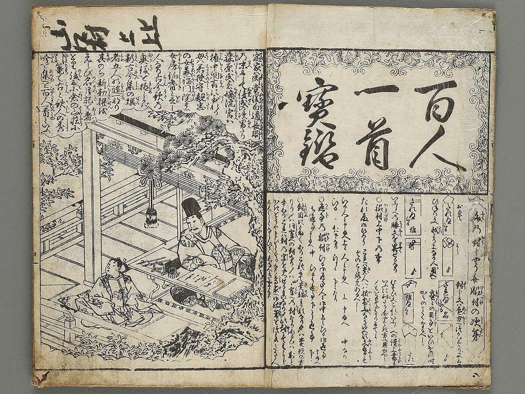 Kinshin hyakunin isshu by Eishosai / BJ320-341