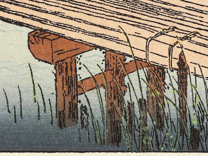 Ashinaka ikada no fuji from the series One Hundred Views of Mount Fuji by Katsushika Hokusai, (Medium print size) / BJ321-755