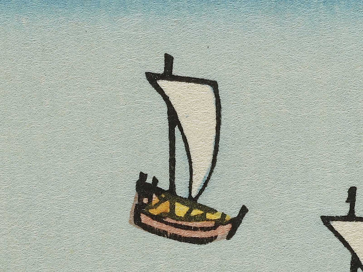 Ama no hashidate from the series Famous Views of the Sixty-odd Provinces by Utagawa Hiroshige, (Large print size) / BJ334-201