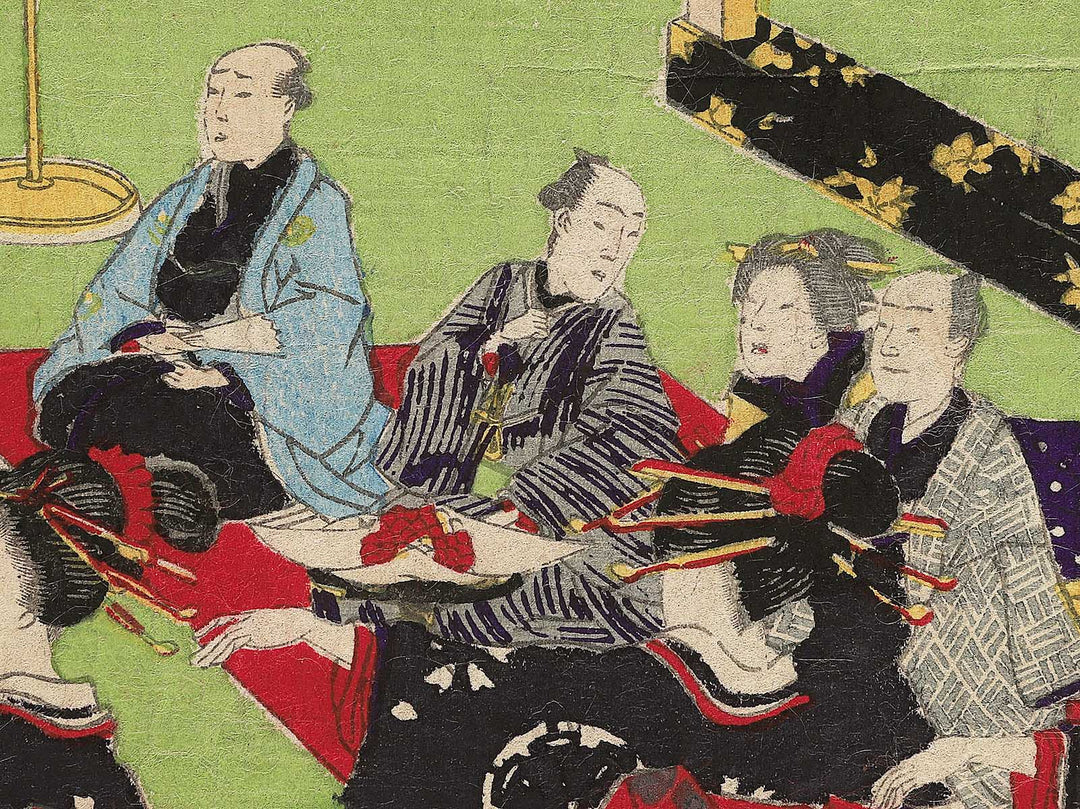 Ise Furuichi odori no zu by Yoshu Chikanobu / BJ347-550