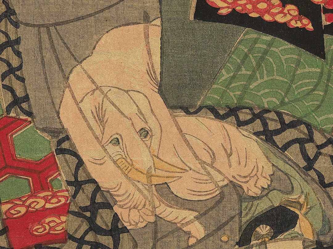 Tokyo Shinyoshiwara Sumicho Inamotoro bijin zoroi by Toyokuni III (Utagawa Kunisada) / BJ348-481
