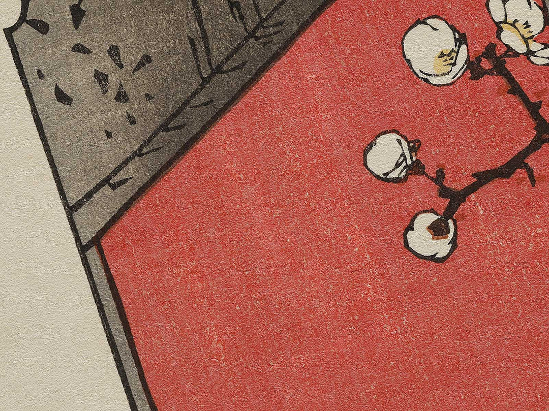 Plum Estate, Kameido from the series One Hundred Famous Views of Edo by Utagawa Hiroshige, (Large print size) / BJ336-966