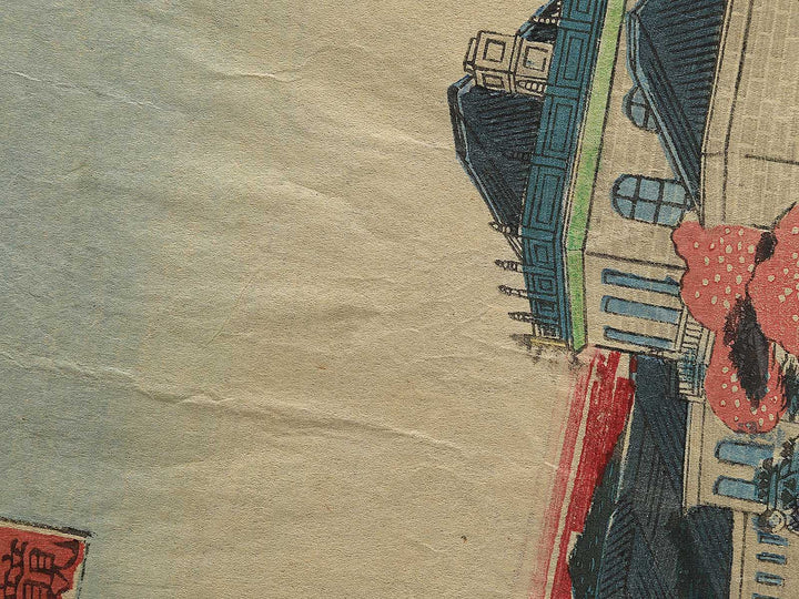 Yoroibashi from the series Tokyo kaika meikei kurabe by Baido Kunimasa / BJ347-956