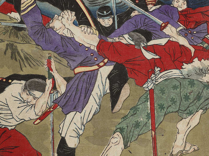 Kagoshima senso zue by Yoshu Chikanobu / BJ337-295