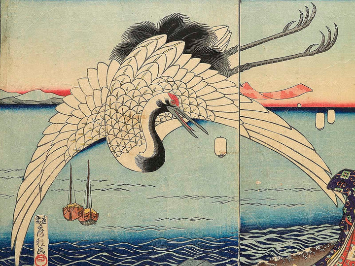 Tori from the series Genji kachofugetsu no uchi by Utagawa Fusatane / BJ345-702