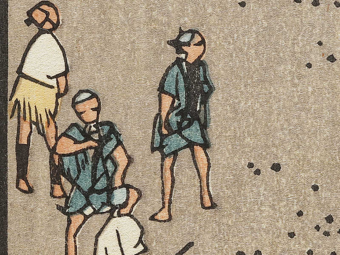 Yasashi Bay, Common name: Kujukuri from the series Famous Views of the Sixty-odd Provinces by Utagawa Hiroshige, (Large print size) / BJ334-012