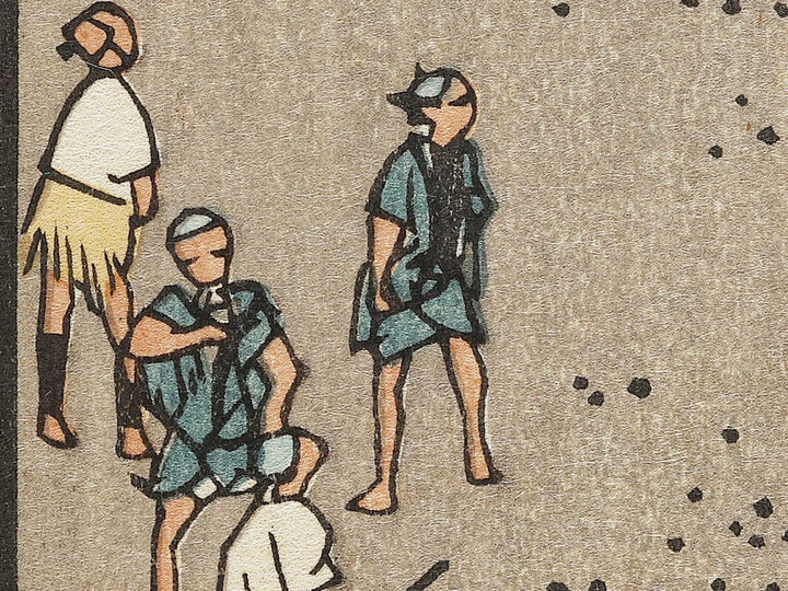 Yasashi Bay, Common name: Kujukuri from the series Famous Views of the Sixty-odd Provinces by Utagawa Hiroshige, (Large print size) / BJ334-012