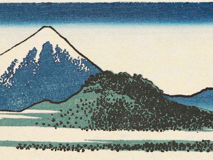 Nakahara in Sagami Province from the series Thirty-six Views of Mount Fuji by Katsushika Hokusai, (Medium print size) / BJ277-550