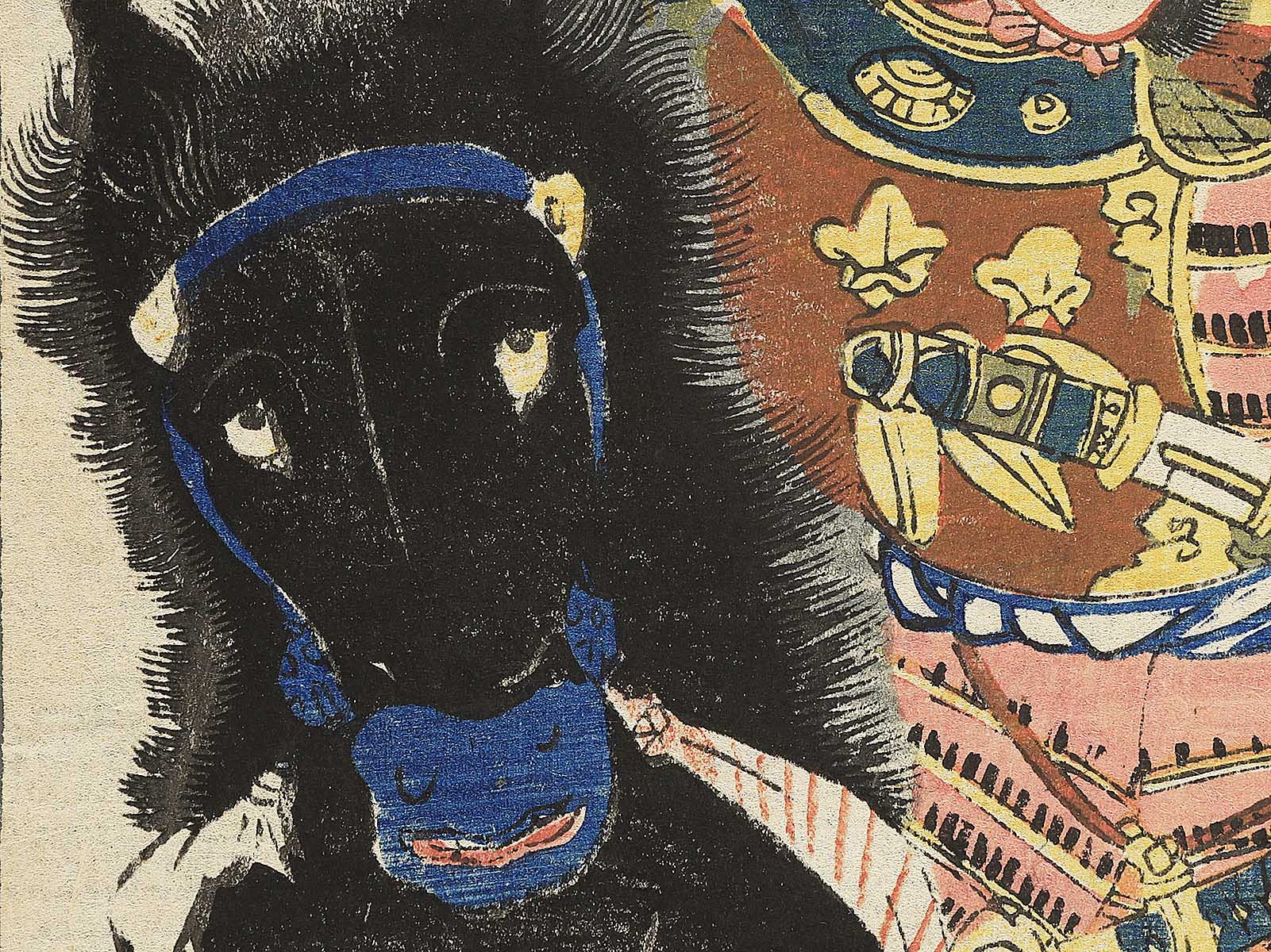 Hachiman taro Yoshiie by Utagawa Yoshikazu / BJ347-039 – NIHONKOSHO