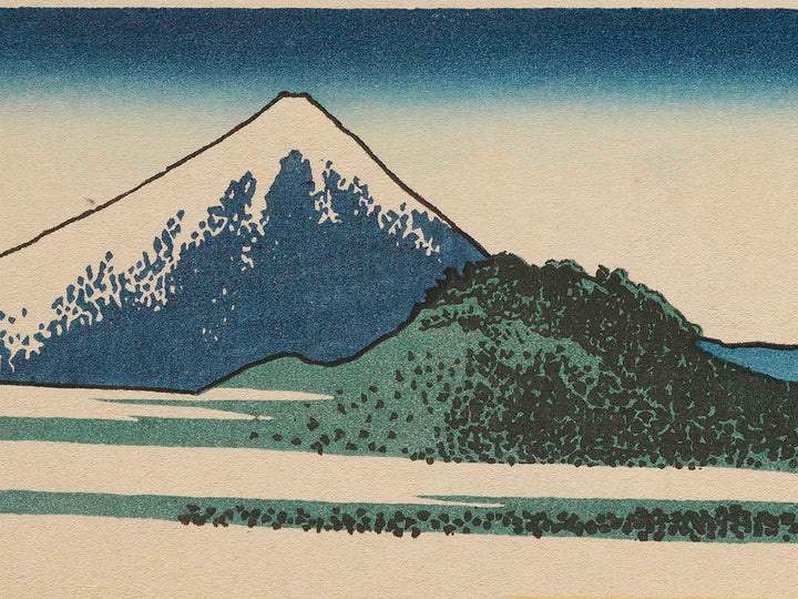 Nakahara in Sagami Province from the series Thirty-six Views of Mount Fuji by Katsushika Hokusai, (Medium print size) / BJ280-826